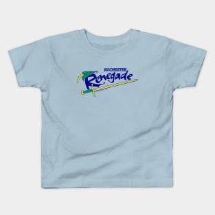 Defunct Rochester Renegade CBA Basketball 1992 Kids T-Shirt